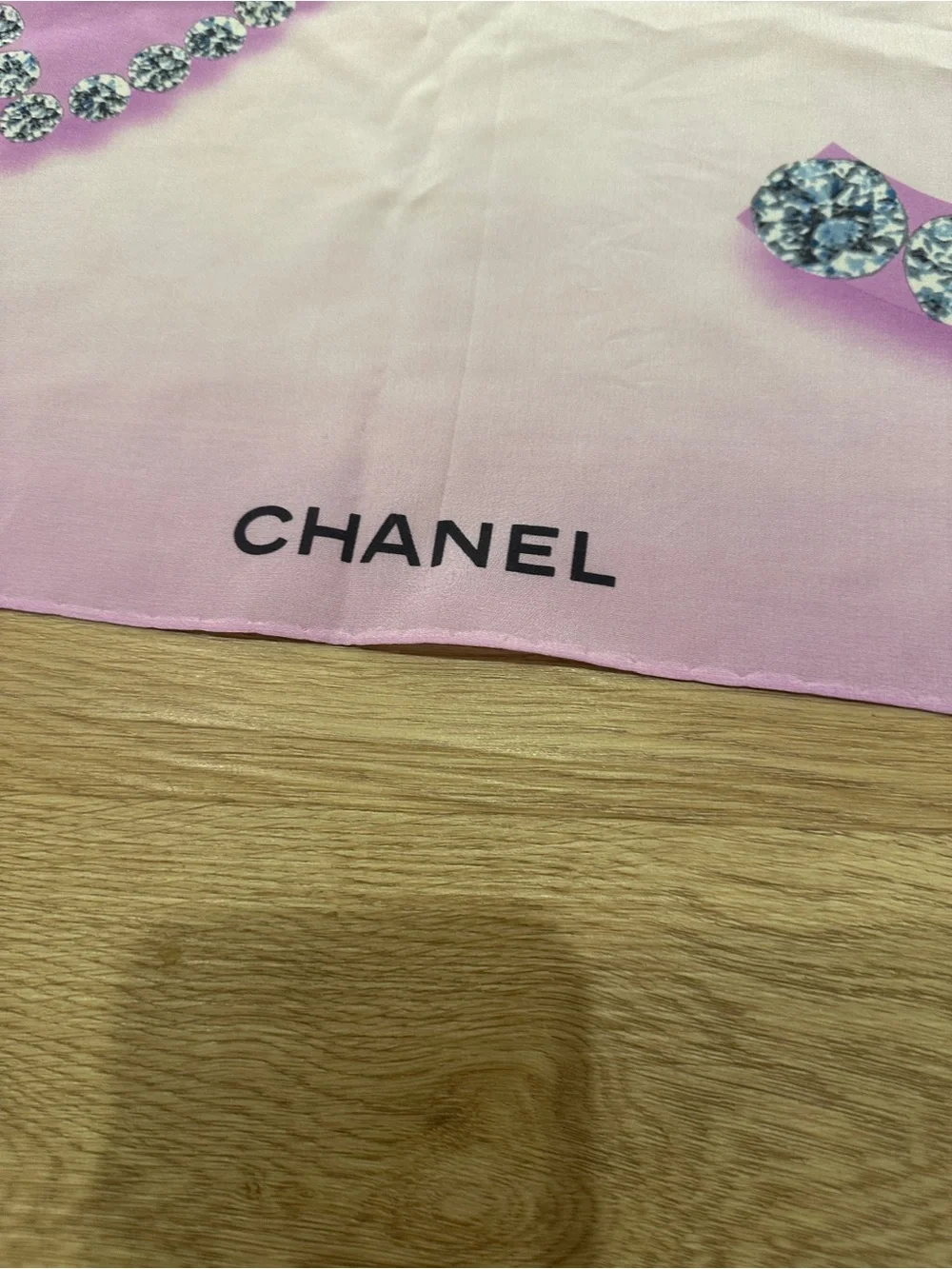 Vintage Authentic Chanel silk scarf